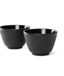 Bredemeijer Kopjes Jang gietijzer zwart set a 2 stuks