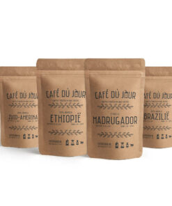 Bestsellers verse koffie 4 x 1 kilo - Café du Jour vers gebrande koffiebonen en vers gemalen