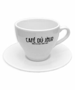 Café du Jour cappuccino kop en schotel