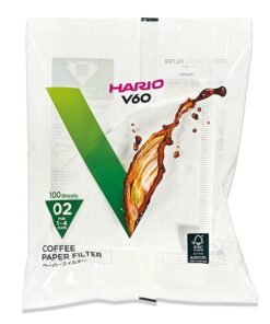 Hario V60 koffiefilters maat 02 wit - Koffiefilters - 100 stuks