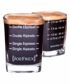 JoeFrex Espresso glas - met markeringen voor instellen machine - 1 stuk