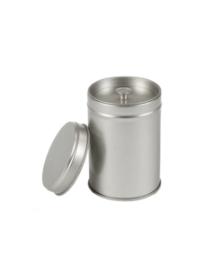 Theeblikje 61 x 88 mm voor ongeveer 40 tot 50 gram thee