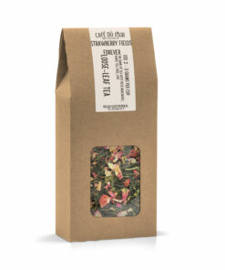 Strawberry Fields Forever - groene thee 100 gram - Café du Jour Losse Thee
