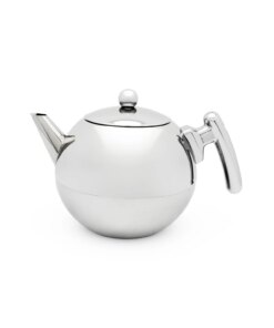 Bredemeijer Theepot Bella Ronde vlak 1.2 L chroom beslag