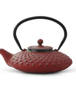 Bredemeijer Theepot Xilin 0.8 L gietijzer rood