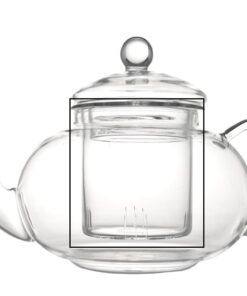 Bredemeijer Filter voor Theepot Verona 0.5 L enkelwandig glas