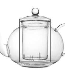 Bredemeijer Filter voor Theepot Verona 1 L enkelwandig glas