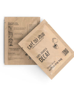 100% arabica Decaf - Single Serve Coffee Drip Bag - 1 stuk