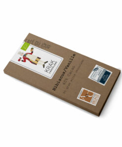 Krak Chocolade - Hibiscus/Vanille - Witte Chocolade