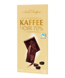Pure chocolade 70% - met koffie - 100 gram