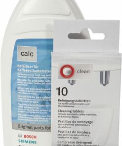 Onderhoudsset Koffiezetapparaat Siemens / Bosch - 10 tabletten / 500 ml ontkalker