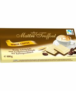Witte koffie Chocolade - Licht-zoete chocolade met koffiesmaak - 100 gram