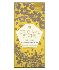 Korte houdbaarheidsdatum: Original Beans - Esmeraldas Vegan Almond - 50% amandelmelkchocolade
