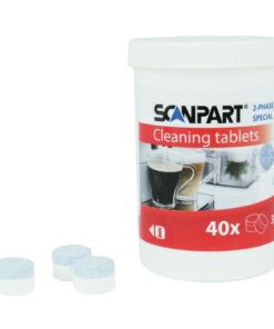 Scanpart - 2-fasen reinigingstabletten - 40 stuks