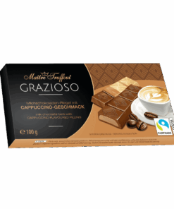 Chocolade met crème & cappuccino smaak - Melkchocolade - 100 gram