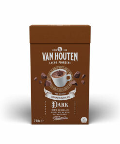 Van Houten Ground Dark Chocolate - Dark - 750 gram