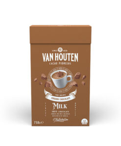 Van Houten Ground Milk Chocolate - melk - 750 gram
